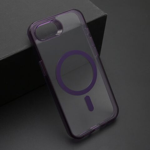 Zastitna futrola COLOR okvir MagSafe - iPhone 16e ljubicasta (MS).