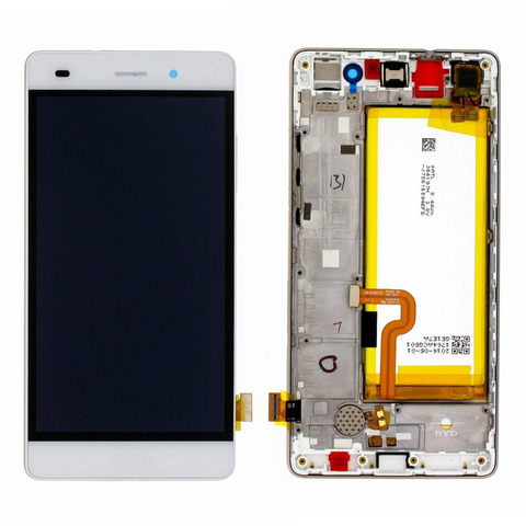 LCD ekran (displej) - Huawei P8 lite+touch screen+frame beli+baterija SPO SH.