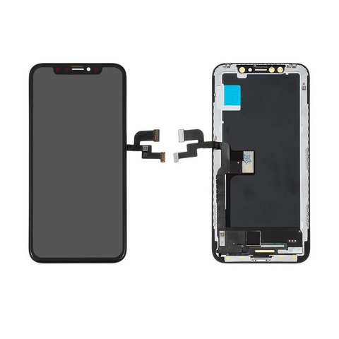 LCD ekran (displej) - Iphone X +touch screen crni GX SOFT OLED.