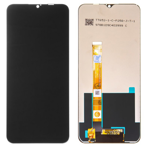 LCD ekran (displej) - Realme C3 + touchscreen crni HQ.