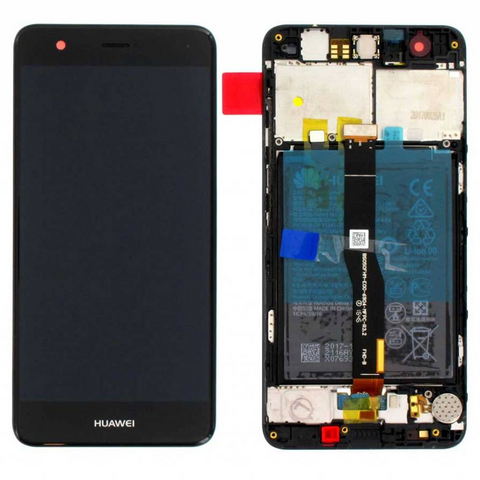 LCD ekran (displej) - Huawei Nova (CAN-L01) + touchscreen + baterija + okvir crni Service Pack ORG/02351CKD.