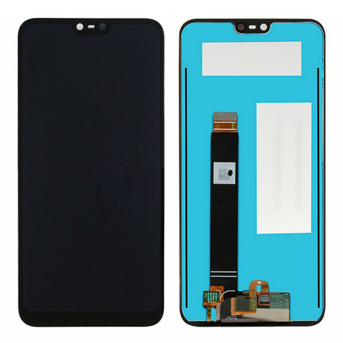 LCD ekran (displej) - Nokia 6.1 Plus +touchscreen crni.
