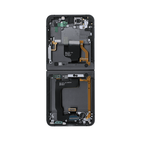LCD ekran (displej) - Samsung F721/Galaxy Z Flip 4 + touchscreen + okvir Graphite Gray Service Pack ORG/GH82-29440A.