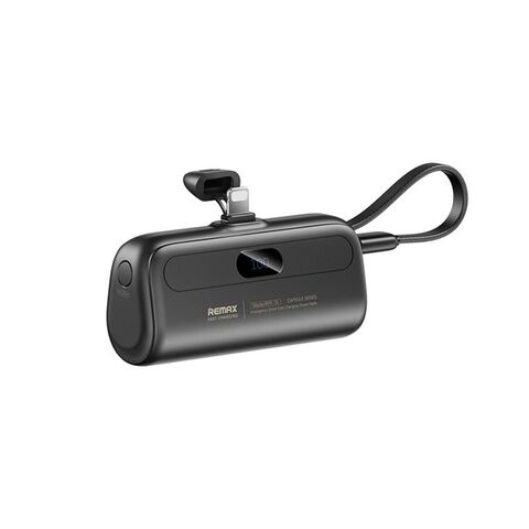 Back Up baterija (univerzalna) REMAX RPP-77 fast charging lightning 5000mAh crni (MS).