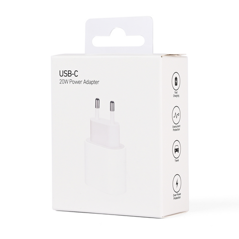 Kucni punjac PD Fast charger 20W - iPhone 11-14 CE beli.