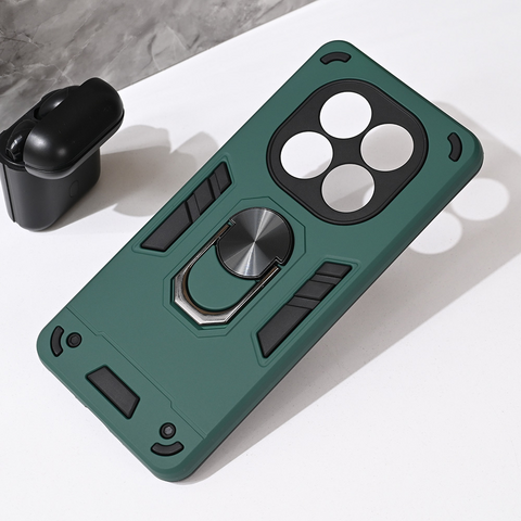 Zastitna futrola Hard Ring - Xiaomi Redmi Note 14 Pro 5G (EU) tamno zelena.