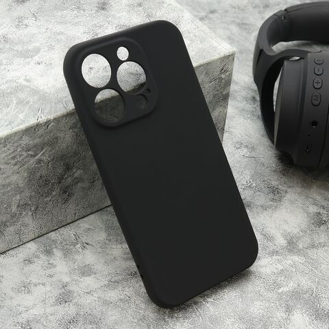 Zastitna futrola VELVET TOUCH - iPhone 15 Pro (6.1) crna (MS).
