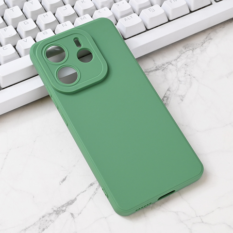 Zastitna futrola Silikon Pro Camera - Xiaomi Redmi Note 14 5G zelena.