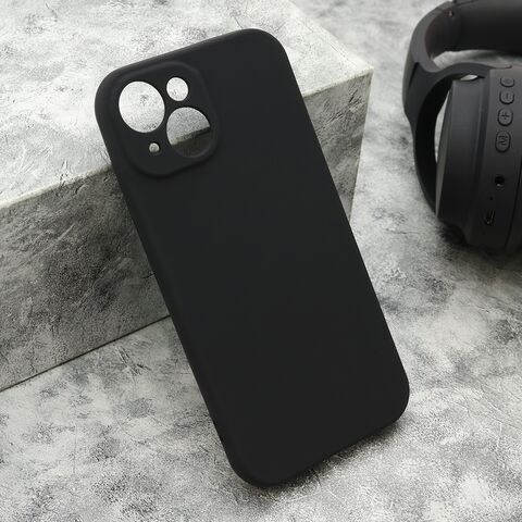 Zastitna futrola VELVET TOUCH - iPhone 15 crna (MS).