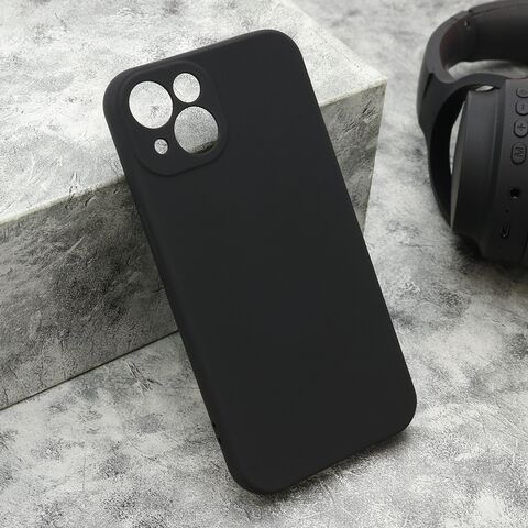 Zastitna futrola VELVET TOUCH - iPhone 13 (6.1) crna (MS).