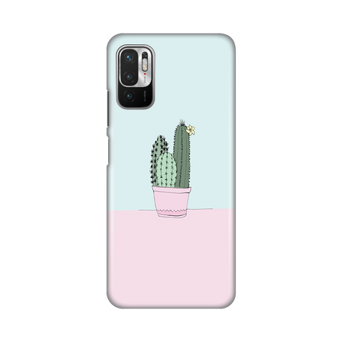 PRINT silikonska futrola - Xiaomi Redmi Note 10 5G Cactus.
