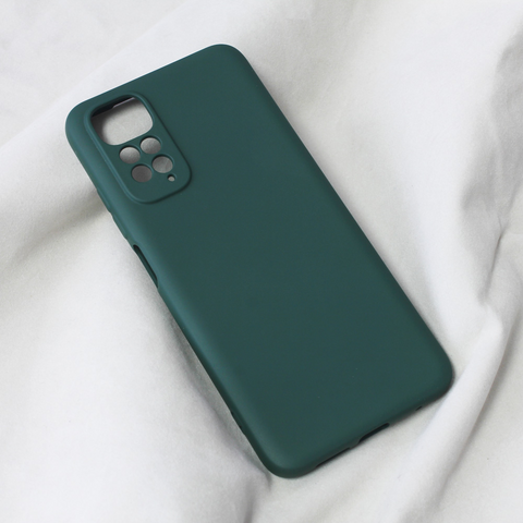 Zastitna futrola Teracell Soft Velvet - Xiaomi Redmi Note 11/Redmi Note 11s tamno zelena.