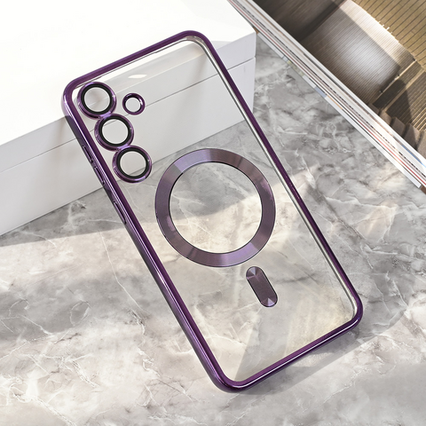 Zastitna futrola Magsafe Lux - Samsung S936 Galaxy S25 Plus ljubicasta.