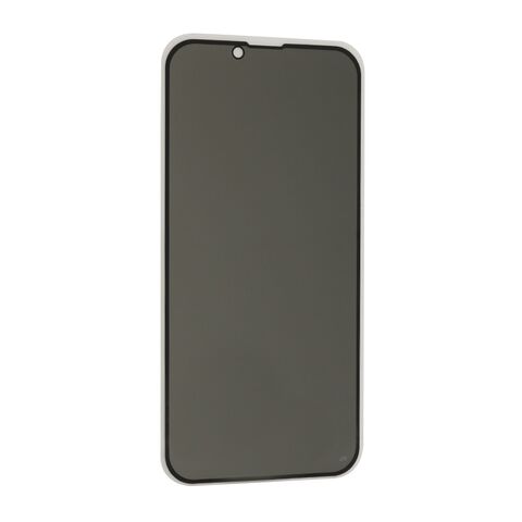 Tempered glass (zastitno staklo za ekran) PRIVACY 2.5D full glue - Iphone 13/13 Pro/14/16E (6.1) crna (MS).