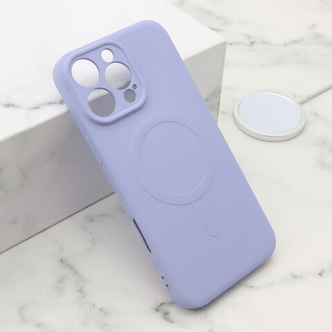 Zastitna futrola VELVET TOUCH MagSafe - iPhone 16 Pro Max (6.9) ljubicasta (MS).