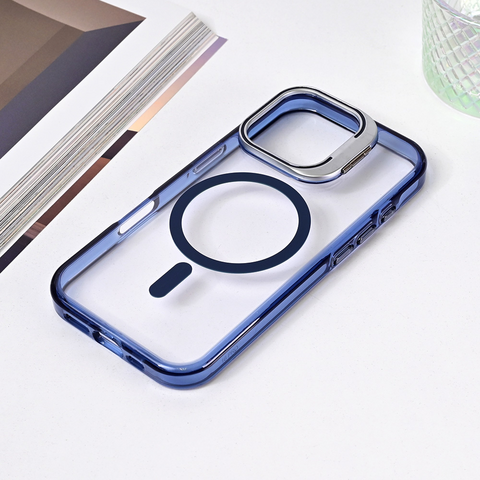 Zastitna futrola Magsafe Transparent - iPhone 16 Pro plava.