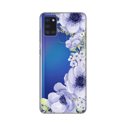 PRINT silikonska futrola skin (ultra tanka) - Samsung A217F Galaxy A21s Blue Roses.