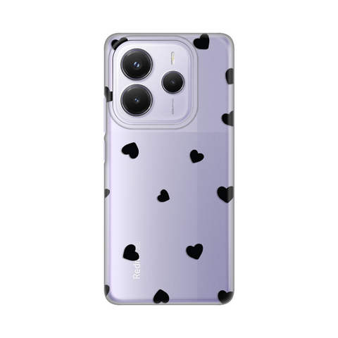 PRINT silikonska futrola skin (ultra tanka) - Xiaomi Redmi Note 14 5G Hearts.