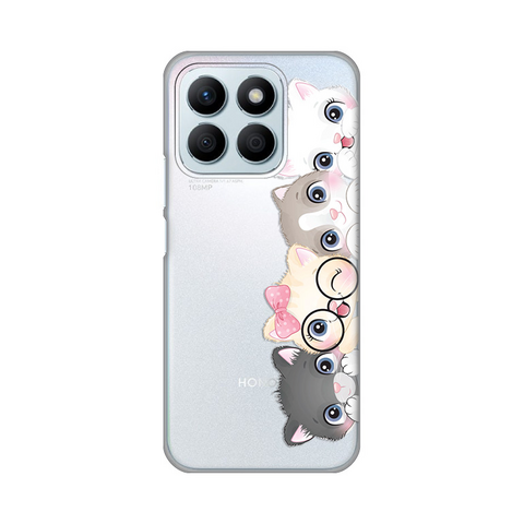 PRINT silikonska futrola skin (ultra tanka) - Huawei Honor X8b Cats.