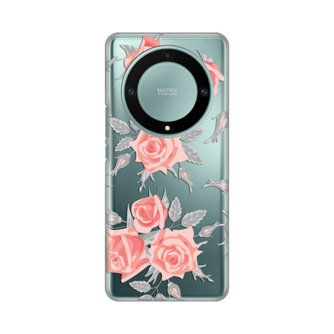 PRINT silikonska futrola skin (ultra tanka) - Huawei Honor Magic 5 Lite Elegant Roses.