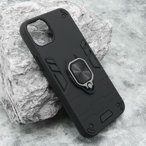 Zastitna futrola Square Ring - iPhone 15 Plus crna (MS).