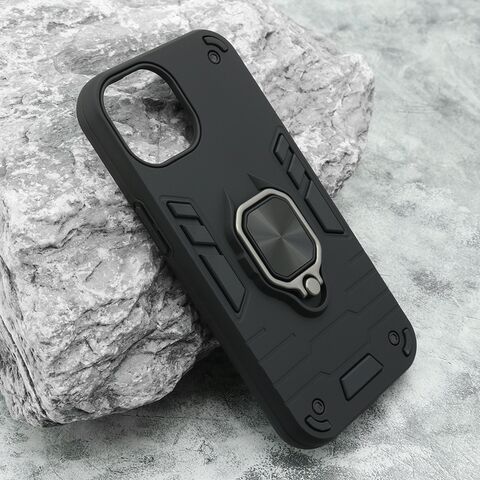 Zastitna futrola Square Ring - iPhone 15 crna (MS).