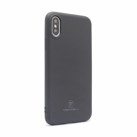 Teracell GIULIETTA silikonska futrola - iPhone X/XS mat crna.
