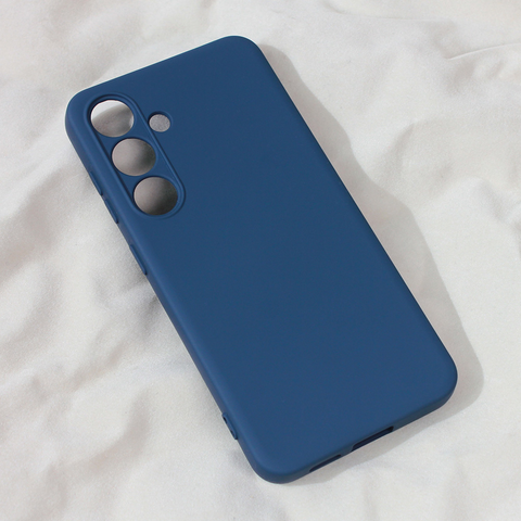 Zastitna futrola Teracell Soft Velvet - Samsung S921B Galaxy S24 tamno plava.