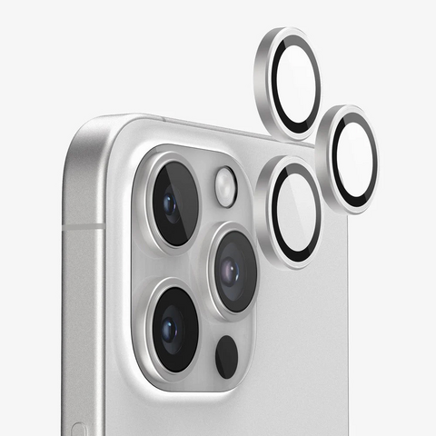 Zastita - kameru za iPhone 16 Pro/iPhone 16 Pro Max 6.9 srebrna.