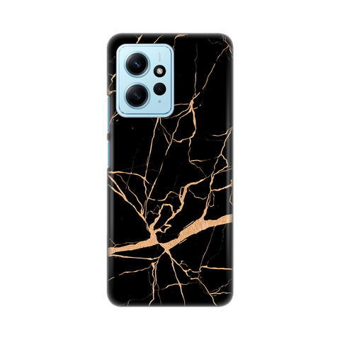 PRINT silikonska futrola - Xiaomi Redmi Note 12 4G (EU) All crni.