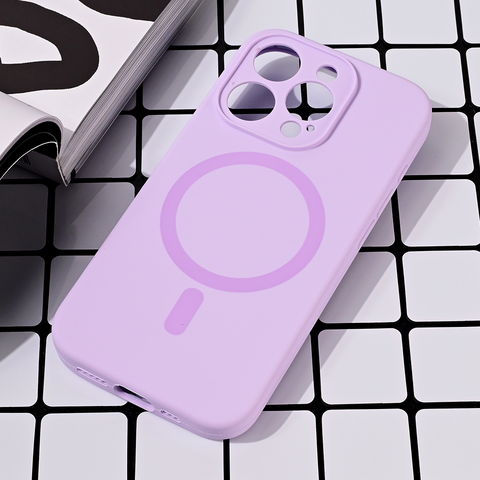 Zastitna futrola Magsafe Pure color - iPhone 15 Pro 6.1 lila.