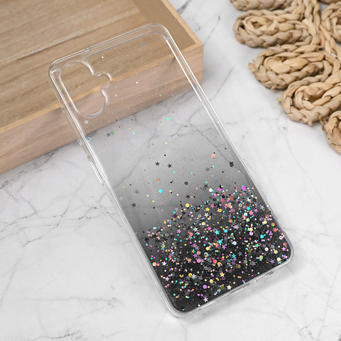 Zastitna silikonska futrola Glitter - Samsung A065F Galaxy A06 5G crna.