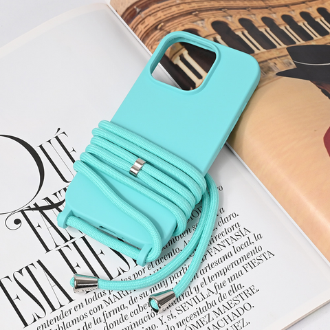 Zastitna futrola Crossbody - iPhone 16 Pro mint.