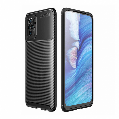 Zastitna futrola Defender Carbon - Xiaomi Redmi Note 10/Redmi Note 10S crna.