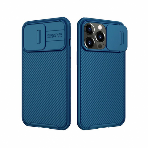 Zastitna futrola Nillkin CamShield Pro - iPhone 13 Pro plava.
