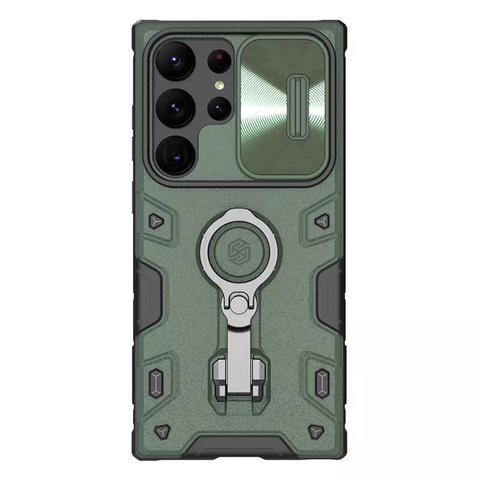 Zastitna futrola Nillkin CamShield Armor Pro - Samsung Galaxy S23 Ultra zelena.