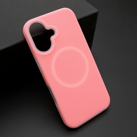 Zastitna futrola PASTEL COLOR MagSafe - iphone 16 (6.1) pink (MS).