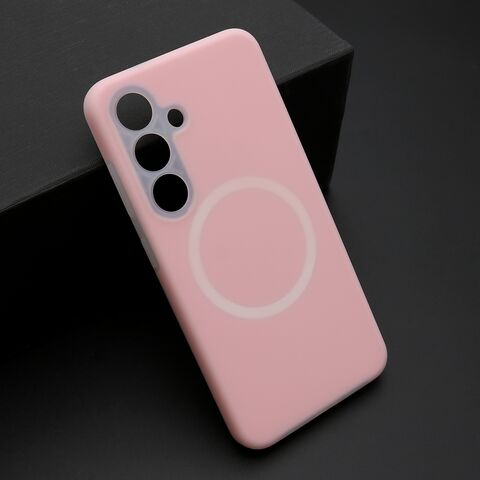 Zastitna futrola PASTEL COLOR MagSafe - Samsung S931 Galaxy S25 5G roze (MS).