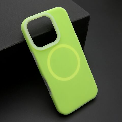 Zastitna futrola PASTEL COLOR MagSafe - iPhone 16 Pro (6.3) zelena (MS).