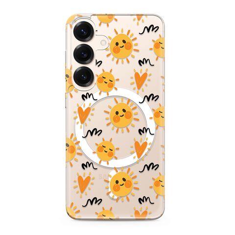Zastitna futrola silikonska print MagSafe - Samsung S931 Galaxy S25 5G sun (MS).