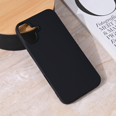 Teracell GIULIETTA silikonska futrola - iPhone 16 Plus 6.7 mat crna.