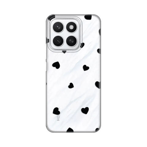 PRINT silikonska futrola skin (ultra tanka) - Huawei Honor X8c Hearts.