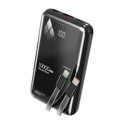 Back Up baterija (univerzalna) Moxom MX-PB153 super fast PD20W QC18W SCP22.5W 10000mAh 3A crni (MS).
