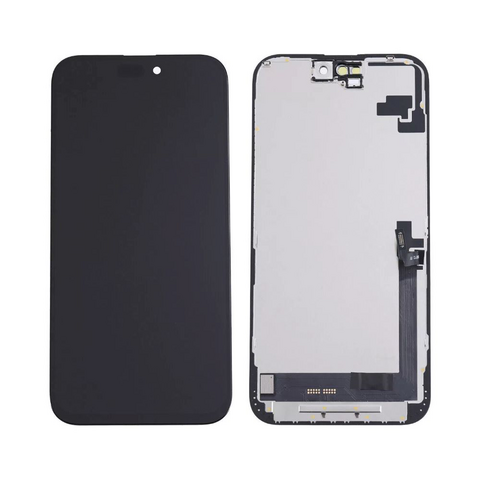 LCD ekran (displej) - iPhone 16 Plus + touchscreen crni APLONG OEM Changed Glass.
