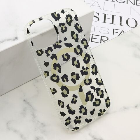 Zastitna futrola LEOPARD MagSafe - iPhone 15 crna (MS).