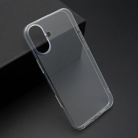 PROTECT silikonska futrola skin (ultra tanka) - Iphone 16 Plus (6.7) providna (bela) (MS).
