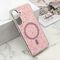 Futrole GLAM GLOW MagSafe - Samsung A556 Galaxy A55 5G roze (MS).