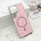 Futrole GLAM GLOW MagSafe - Samsung S928 Galaxy S24 Ultra 5G roze (MS).