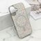 Zastitna futrola GLAM GLOW MagSafe - iPhone 16 (6.1) srebrna (MS).