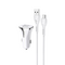 Auto punjac HOCO Z31 QC3.0 2xUSB sa micro USB kablom beli.